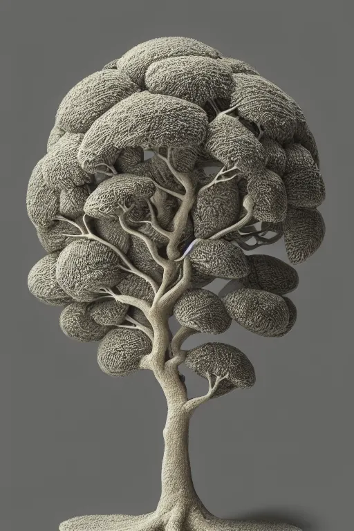 Prompt: a tree, fumo plush, intricate, elegant, highly detailed, smooth, sharp focus, artstation