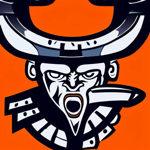 Image similar to sports logo detailed vector vikings