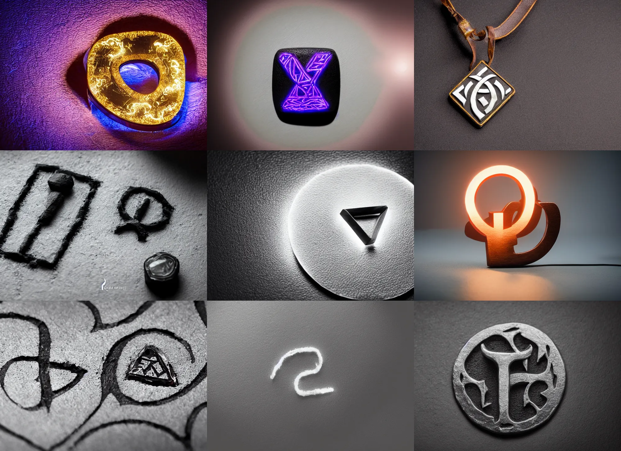 Prompt: photo still of magic rune, 8 k, studio lighting bright ambient lighting key light, 8 5 mm f 1. 8