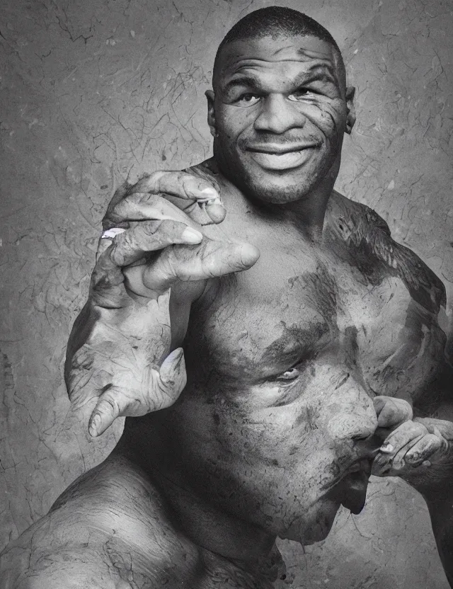 Image similar to photo portrait of Mike Tyson