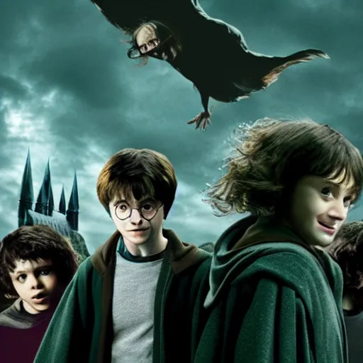 Prompt: harry potter in azkaban