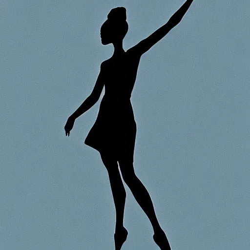 Image similar to trippy silhouette of dancing woman, details, instagram digital, artstation