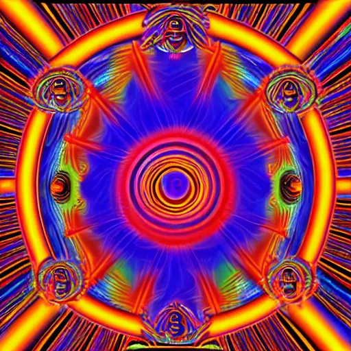 Image similar to dmt ego of death, over sacred geometry psychedelic hallucination, 8 k, high quality