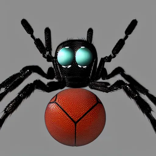 Prompt: Photorealistic Spider Bot 9000