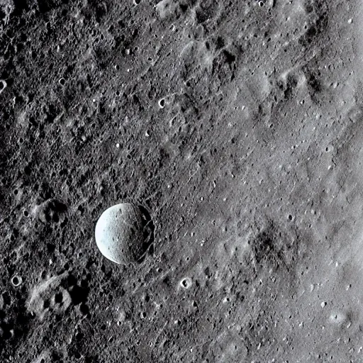 Prompt: lunar surface