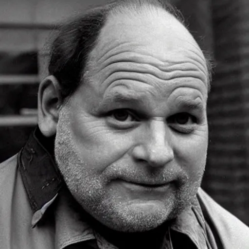 Prompt: George Costanza as a homeless man