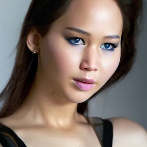 Image similar to face of Thaï Jennifer Lawrence