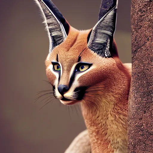 Prompt: a cute caracal playing guitar, Realistic, Refined, Highly Detailed, outdoor fine art photography, volumetric lighting, hyper realistic photography