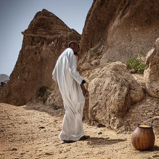 Prompt: man plays darbuka, beautiful bellidancer girl walks around Socotra among endemic plants, flowers and snags in a long transparent flowing dress and meets mystical animals, mystical insects, mystical birds, lizards, snakes, gorgeous, Atmosphere, hypnotic dimensions, mythology, Rococo, photorealism, ruan jia, steve mccurry, Zdzislaw Beksinski style, hyperrealistic, sharp focus, intricate concept art, digital painting, ambient lighting, 4k, hdt, artstation trending on Gsociety, trending on ArtstationHQ, trending on deviantart, professionally post-processed, wide-angle action dynamic portraithyperdetailed, hyper quality, 16K