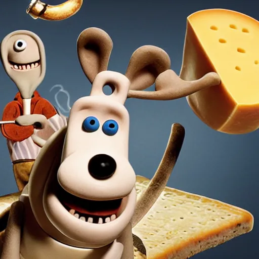 Prompt: wallace and gromit on trial for crimes against cheese, concepts art, ultra detailed, cinematic, epic