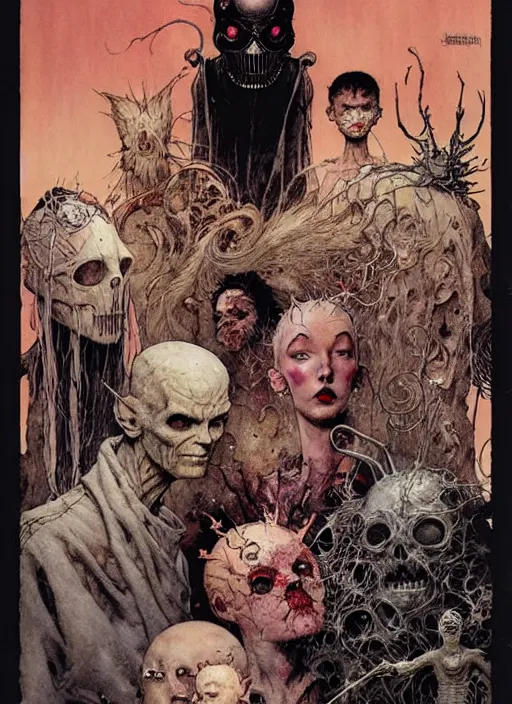 Image similar to sandman comic by chiara bautista and beksinski and norman rockwell and greg rutkowski weta studio, and lucasfilm