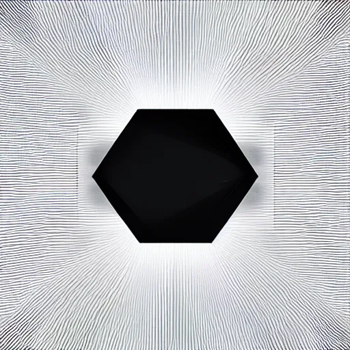 Image similar to the microchip, abstract dark geometry construct with white space, tech pattern, aesthetic, octane render