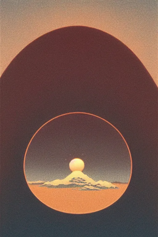 Image similar to a closeup of a teardrop with the whole world inside by kawase hasui, moebius, Edward Hopper and James Gilleard, Zdzislaw Beksinski, Steven Outram, 8k, artstation