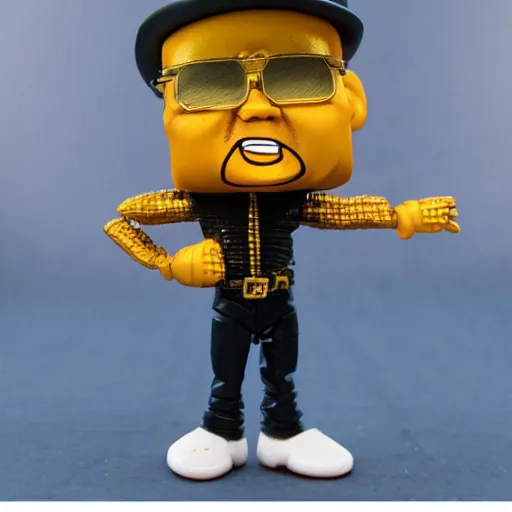 Image similar to goldie stop motion vinyl action figure, plastic, toy, butcher billy style