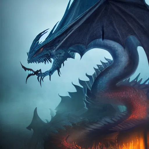 Image similar to fantasy book cover ( echo ) ( dragons ) ( mist ) ( shadows ), out of focus backdrop