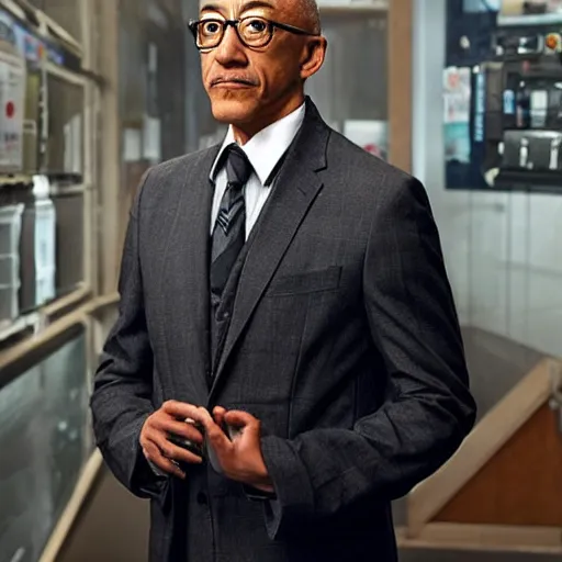 Prompt: giancarlo esposito as professor x