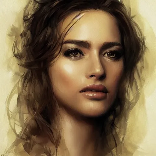 Image similar to happy spanish singer and actress marisol, face portrait, elegant, fantasy, hd shot, digital portrait, beautiful, artstation, comic style, by artgerm, guy denning, jakub rozalski, magali villeneuve and charlie bowater