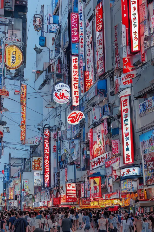 Image similar to a portrait of dotonbori, hyperrealistic, rtx, studio lighting, ray tracing, global illumination, highly detailed, octane render, rendered in unreal engine 5, studio quality, shot through a canon ef 7 0 - 3 0 0 mm f / 4 - 5. 6