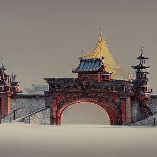 Image similar to concept art by jama jurabaev, imperial palace