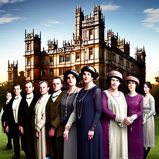 Prompt: downton abbey