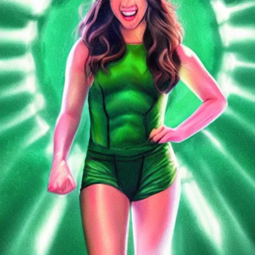 Image similar to Hailee Steinfeld as She Hulk