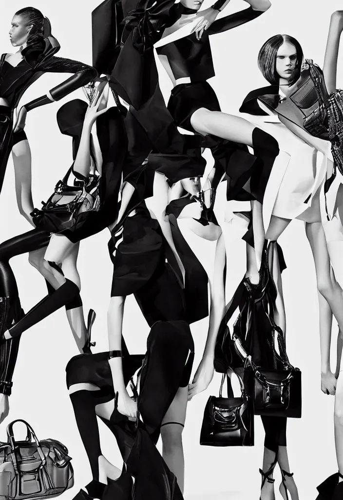 Image similar to Balenciaga advertising campaign