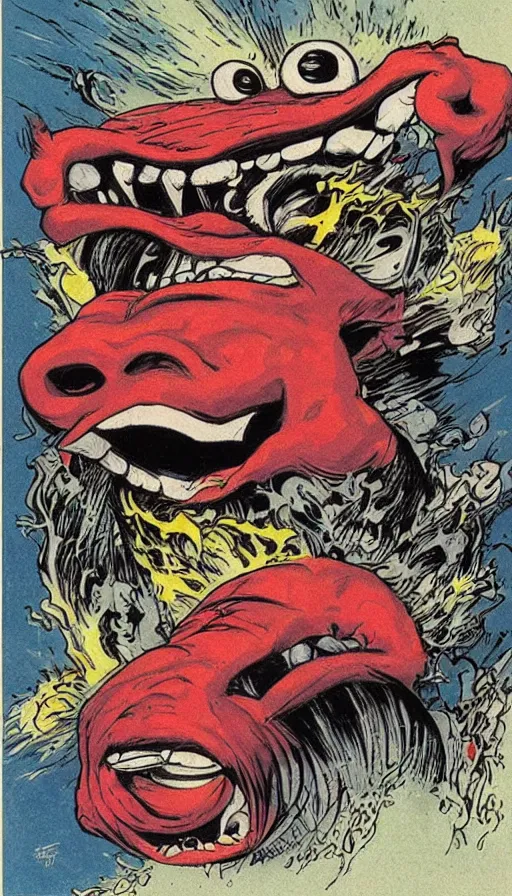 Image similar to rage, by ed roth