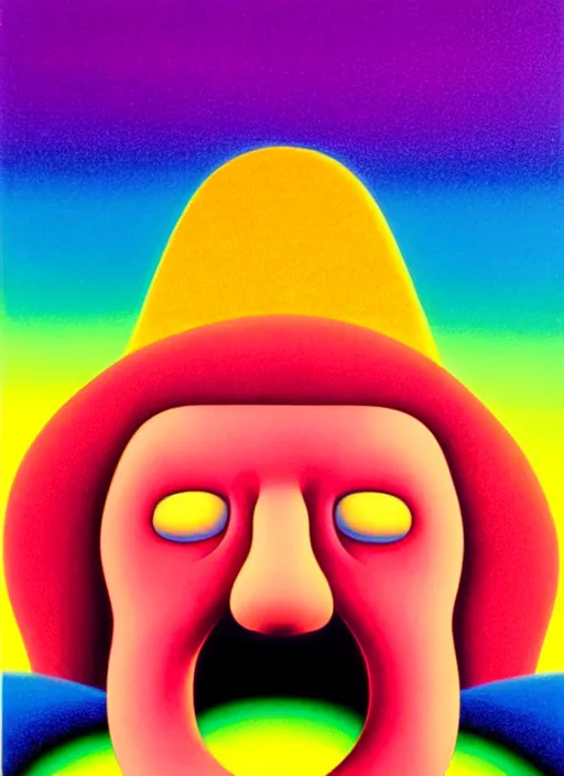 Prompt: hate by shusei nagaoka, kaws, david rudnick, airbrush on canvas, pastell colours, cell shaded, 8 k