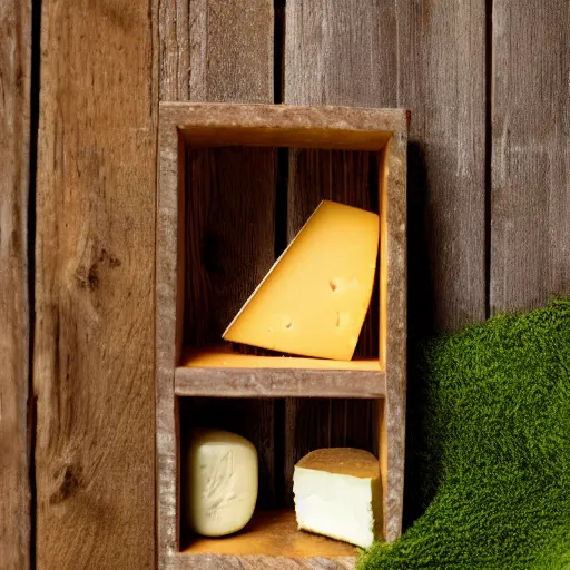 Image similar to house made from cheese, photography