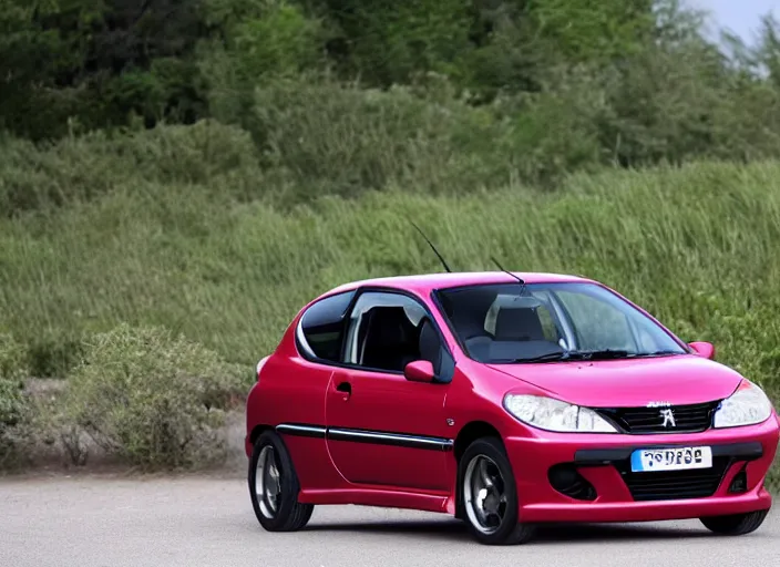 Image similar to peugeot 2 0 6 muscle car