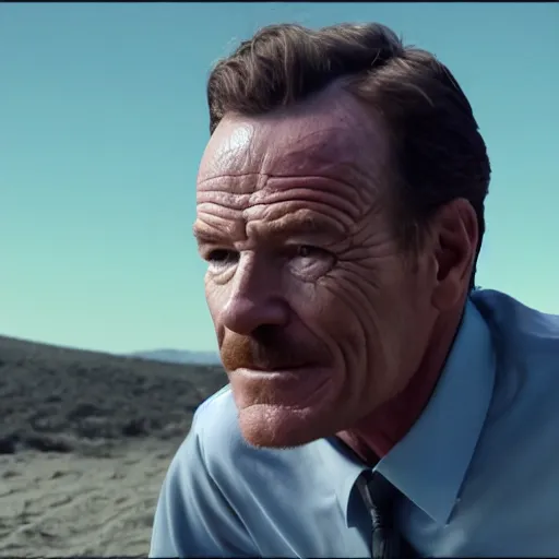 Prompt: bryan cranston as giga chad, hd 4k photo