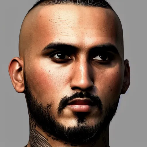 Image similar to arturo vidal, au naturel, hyper detailed, digital art, trending in artstation, cinematic lighting, studio quality, smooth render, unreal engine 5 rendered, octane rendered