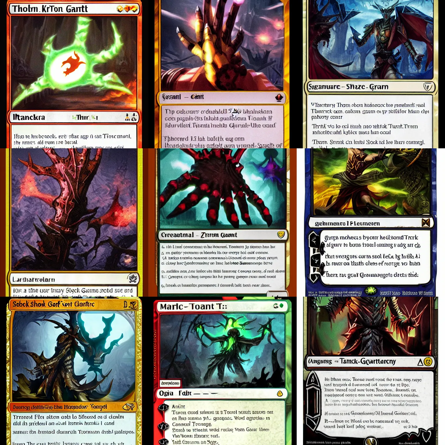 Prompt: shock - thorn gauntlet, magic : the gathering card