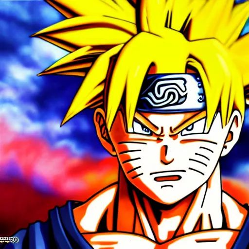 Prompt: ultra realistic portrait painting of naruto going super saiyan art by akira toriyama, 4 k, dragon ball artstyle, cel shaded, highly detailed, epic lighting, full body