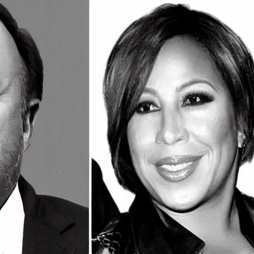 Prompt: Alex Jones as a black woman, ultra detail