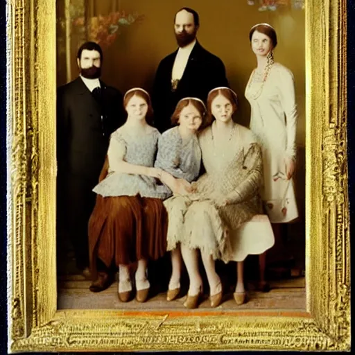 Image similar to the romanov family portrait