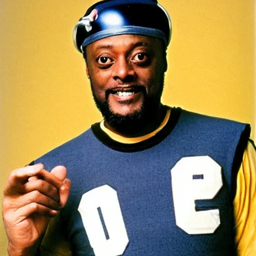 Prompt: mike tomlin as doctor who, 1 9 8 0 s, wide shot