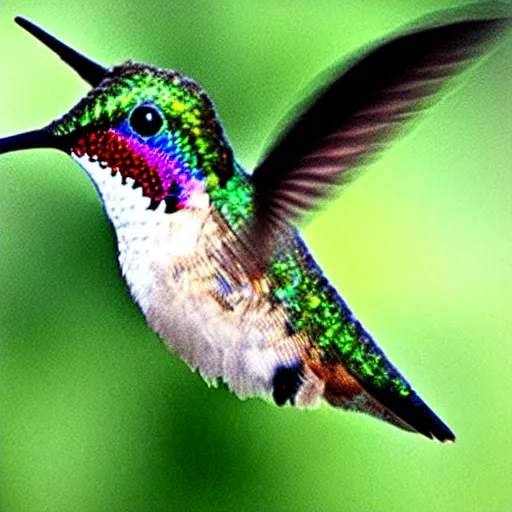 Prompt: cute cartoon baby hummingbird in the Colombian jungle, Ghibli, clipart