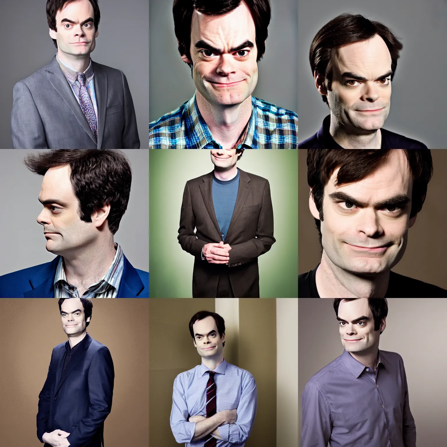 Prompt: professional portrait of bill hader