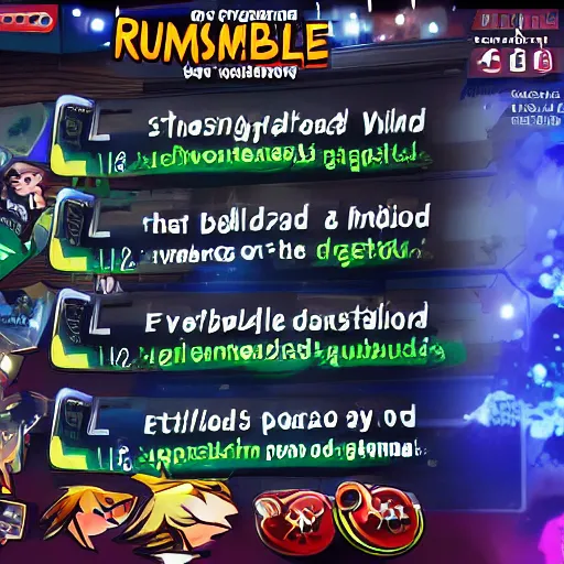 Prompt: rumbleverse as a good game with good servers