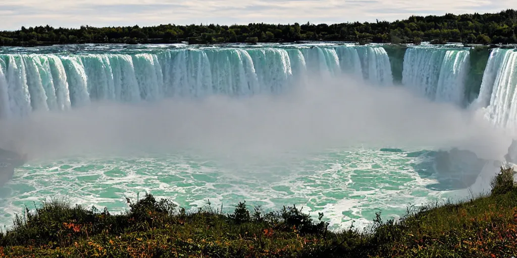 Image similar to niagara falls by tibor nagy