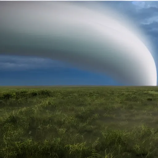 Prompt: An image of a tornado, tumultuously forming in the distance, Trending on artstation, 8k quality, photorealistic imagery