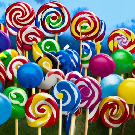 Prompt: disney pixar presents lollipop land the movie