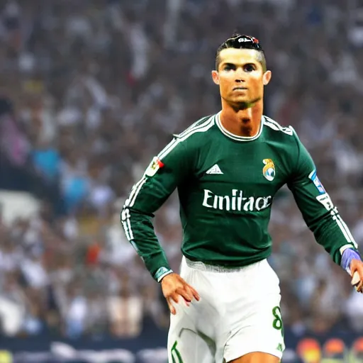 Image similar to cristiano ronaldo wearing a nazi uniform