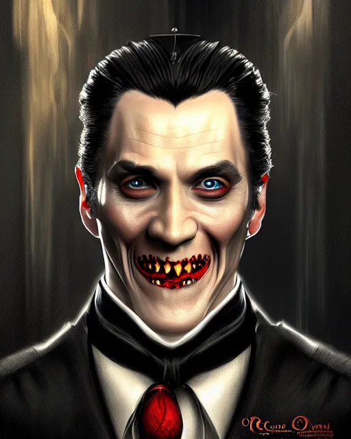 Prompt: dracula reece witherspoon, character portrait, close up, concept art, intricate details, highly professionally detailed, cgsociety, highly detailed in the style of otto dix and h. r giger