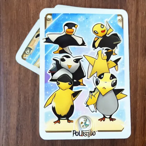 Image similar to penguin pokemon card