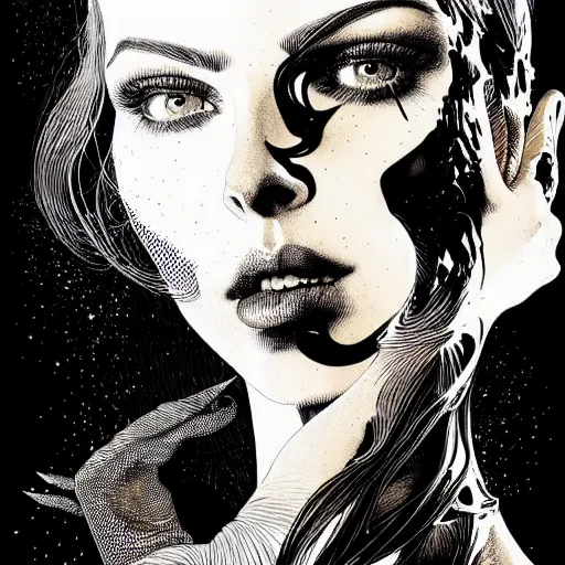 Image similar to portrait soft light, by frank mccarthy and joe fenton and bernie wrightson and conrad roset, inspired by james bond, etching, fine, sharp high detail,