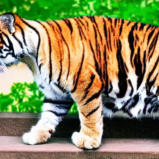 Image similar to house cat with tiger stripes