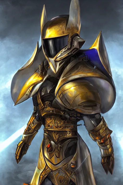 Image similar to helmet armor guardian destiny in witch queen illumination ray tracing hdr fanart arstation by sung choi robot ninja mask and eric pfeiffer and gabriel garza and casper konefal