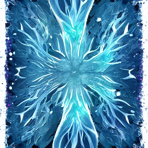 Image similar to icy soloist animation digitalart communion reflections leaf